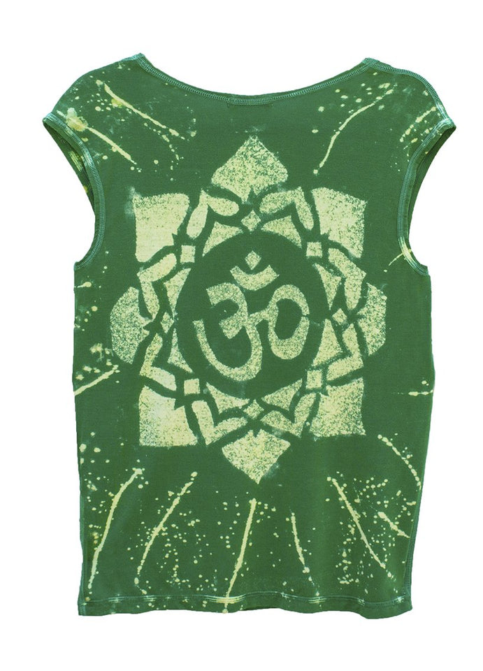 Star Yantra Tee Shirt OM Aspen Green