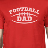Football Dad Men's Red Short Sleeve Top Unique Gifts for Father Day