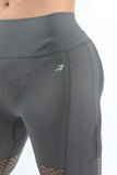 Malibu Seamless Activewear Short Leggings - Grey