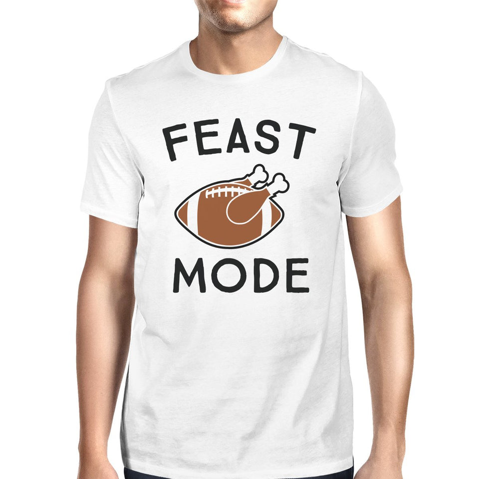 Feast Mode Mens White Shirt