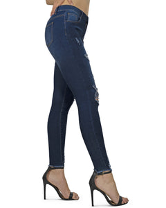 Arden Distressed Skinny Jeans