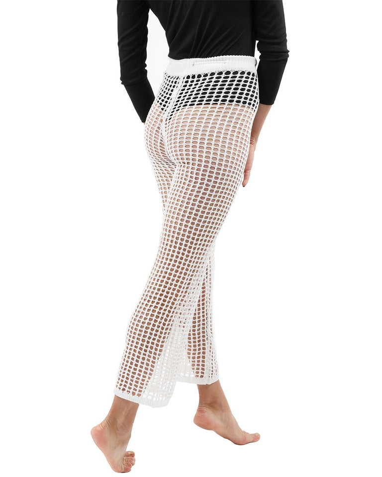 Maybrook Crochet Pant - White