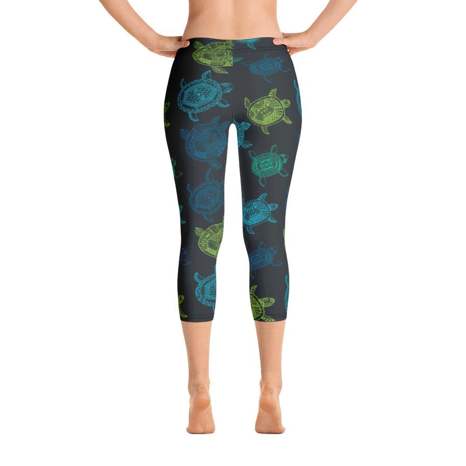 Women's All Day Comfort Turtle Capri Leggings