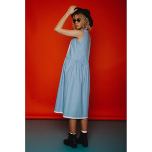 Cotton midi dress