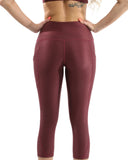 Verona Activewear Set - Leggings & Sports Bra - Maroon