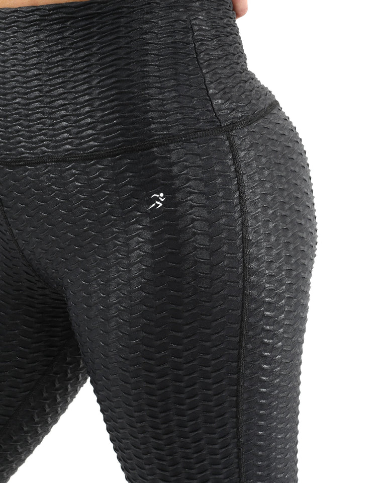 Genova Activewear Set - Leggings & Sports Bra - Black