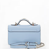 The Hollywood Light Blue Small Leather Bag