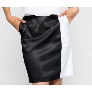 Women's Black & White Skirt