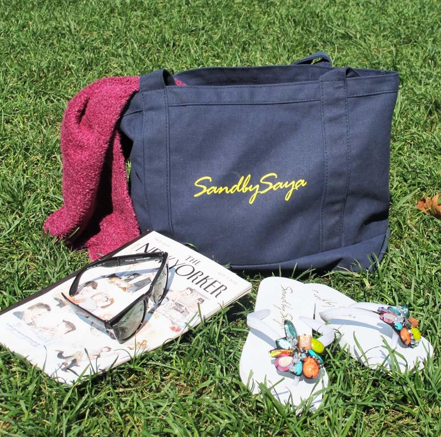 Navy Tote Bag