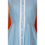 Cotton pinafore dress