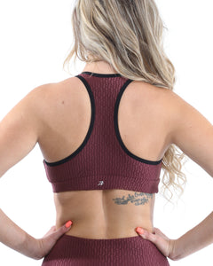 Verona Activewear Sports Bra - Maroon