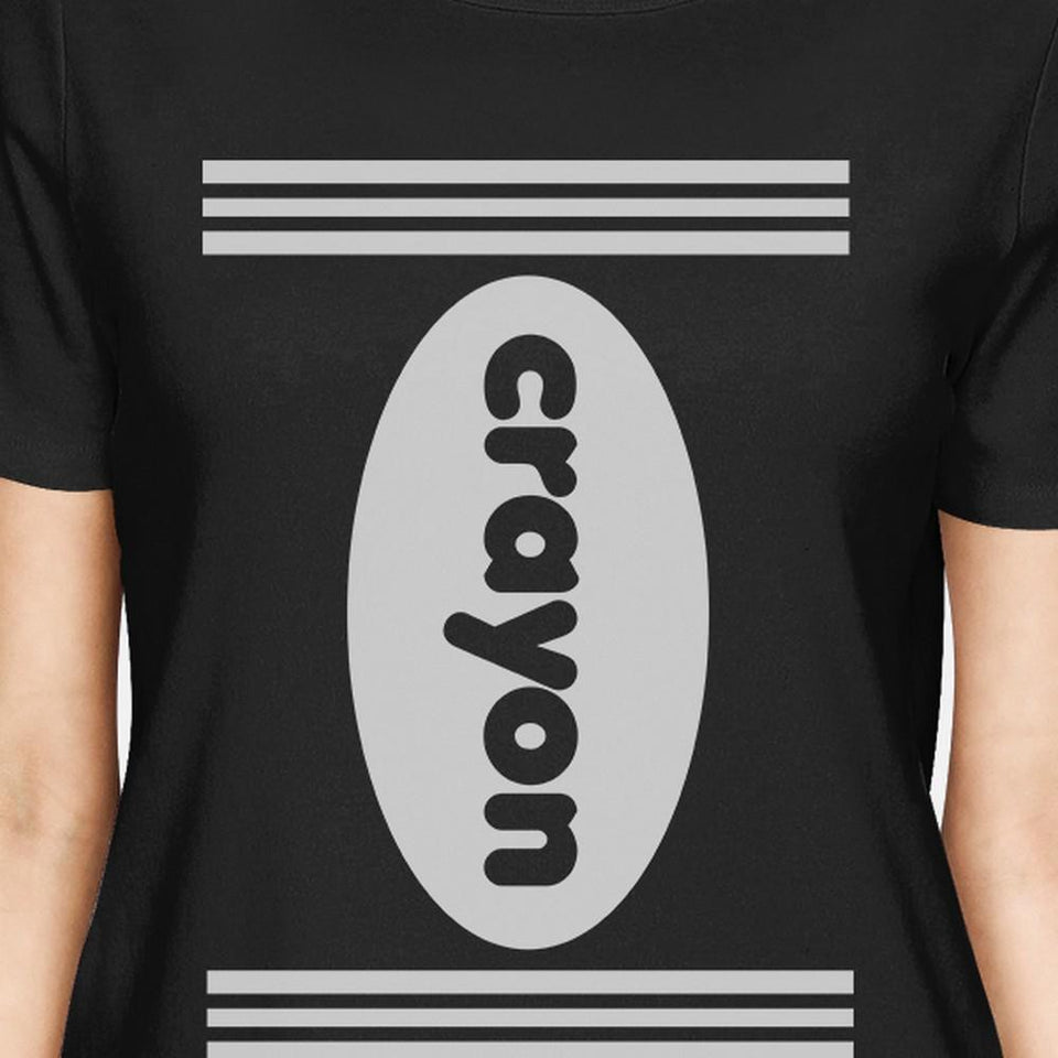 Crayon Womens Black Shirt